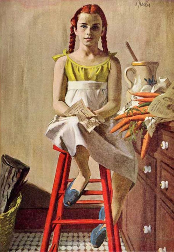 Al Parker, The Believer, 1953, Good Housekeeping, December 1953