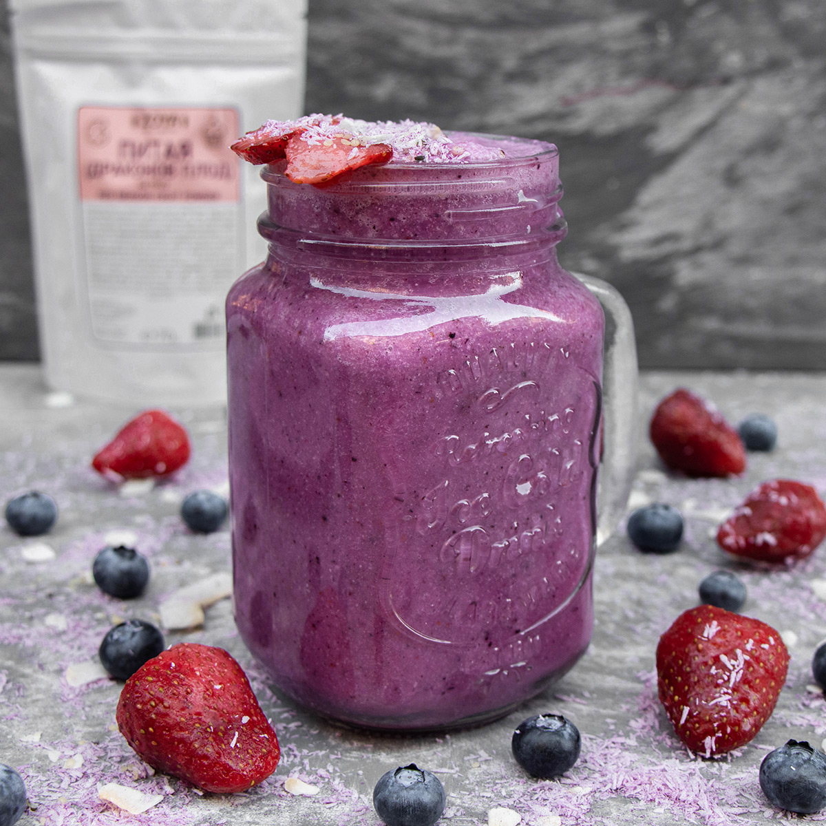 Ягодов шейк с куркума / Strawberry Turmeric Shake | Кукуряк