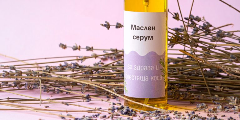 Маслен серум за здрава и блестяща коса/Oil serum for healthy and shiny ...